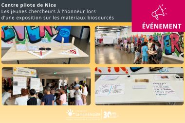Nice - Les jeunes chercheurs à l'honneur lors d'une exposition sur les matériaux biosourcés
